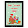 Merry Christmas From The Cat Cards Single/Boxed Set, thumbnail 2 of 2
