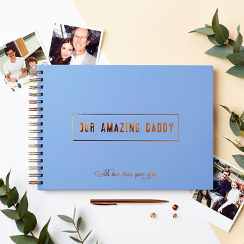 Personalised 'Amazing Dad' Memory Book, 8 of 8