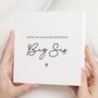 Personalised Birthday Card For Big Sister, thumbnail 1 of 7