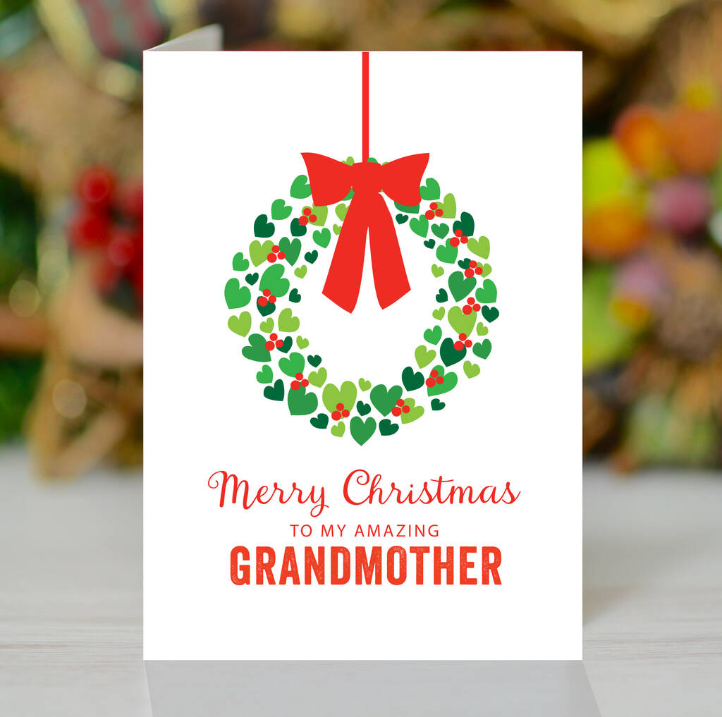 Amazing Grandmother / Granny Christmas Card