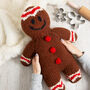 Gingerbread Man Knitting Kit, thumbnail 2 of 10