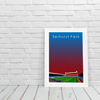 Crystal Palace 'Selhurst Park' Stadium Art Print Poster, 2 of 2