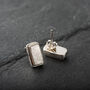 Muonionalusta Meteorite Sterling Silver Earrings, thumbnail 2 of 7