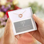 Rose Gold Plated 30th Birthday Rings Necklace, thumbnail 1 of 4