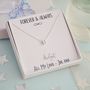 Sterling Silver Sliding Initial Necklace, thumbnail 2 of 12