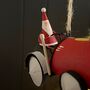 Santa In His Red Tractor Hanging Decoration, thumbnail 5 of 5