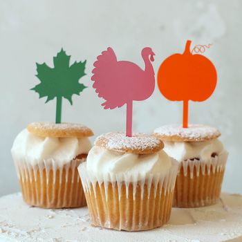 Autumn Cupcake Toppers, 4 of 7