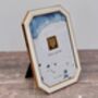 Isaac Jacobs White And Gold Octagonal Photo Frame, thumbnail 1 of 3