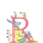 L Is For Llama Alphabet Art Print, thumbnail 8 of 12