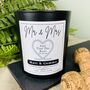 Personalised Couples Just Tied The Knot Wedding Candle, thumbnail 2 of 11