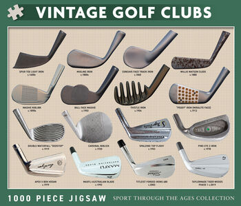 Vintage Golf Clubs 1000 Piece Jigsaw, 4 of 4