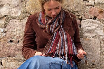 100% Baby Alpaca Rockpool Scarf, 2 of 6