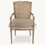 Marlborough Rock Grey Dining Chair With Arms, thumbnail 2 of 4