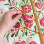 Luxury Quilted Christmas Tree Fabric Advent Calendar, thumbnail 5 of 7
