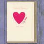 Personalised Bunny Rabbit Anniversary 'I Love You' Card, thumbnail 1 of 6