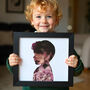 Custom Child Family People Silhouette Portrait Print, thumbnail 4 of 6
