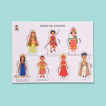 African Queens Lift And Fit Puzzle Set, 4 of 6