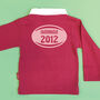 Personalised Pink Girls Rugby Shirt, thumbnail 2 of 6