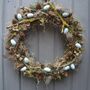 Spring Summer Feather Egg And Twig Wreath Wall Door, thumbnail 1 of 4