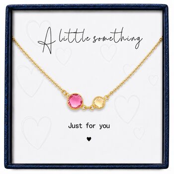 Personalised Create Your Own Mother And Daughter Birthstones Necklace, 6 of 12