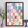 Family Names Print Personalised Gift, thumbnail 10 of 12
