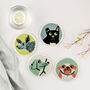 Ceramic Dog Coasters, thumbnail 2 of 2