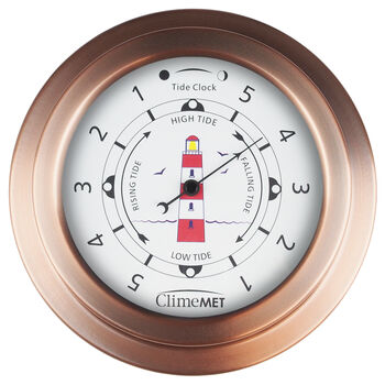 Customisable Red Lighthouse Tide Clock, 2 of 5