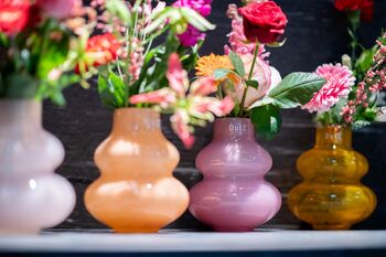 Skrzyszow Glass Vase Small Flamingo, 6 of 7