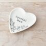 Mother's Day Special Mum Floral Large Porcelain Trinket Dish, thumbnail 2 of 3