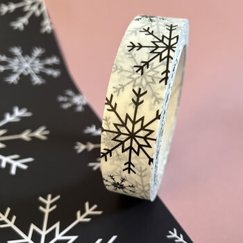 Eco Friendly Christmas Snowflake Paper Packing Tape, 5 of 5