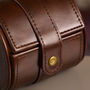 Personalised Luxury Deep Brown Travel Watch Box, thumbnail 4 of 7
