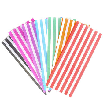 Tall Striped Paper Party Bags, 2 of 5