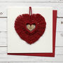 Macrame Personalised Valentine's Day Card, thumbnail 1 of 3