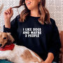 I Like Dogs And Maybe Three People Jumper, thumbnail 1 of 1