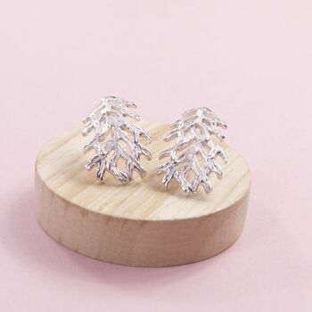 Silver Lilia Earrings, 2 of 5