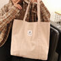 Beige Picnic Bag For Spring Party, Summer Beach Bag, thumbnail 1 of 4