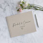 Personalised Wedding Guest Book With Jewel, thumbnail 9 of 10