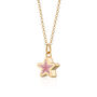 Geometric Pink Star Charm Necklace, thumbnail 8 of 11