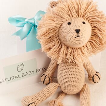 Fantastically Fun And Cuddly Crochet Lion Soft Toy, 6 of 6