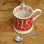 Heart Pewter Tea Spoon Tin Anniversary Gift, thumbnail 3 of 9
