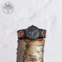 The Rowan: Wooden Vegan Wristwatch For Men, thumbnail 1 of 8