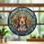 Springer Spaniel Memorial Suncatcher, thumbnail 5 of 6