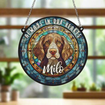 Springer Spaniel Memorial Suncatcher, 5 of 6