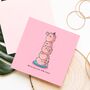 Cute Pig Stack Greetings Card, thumbnail 6 of 9