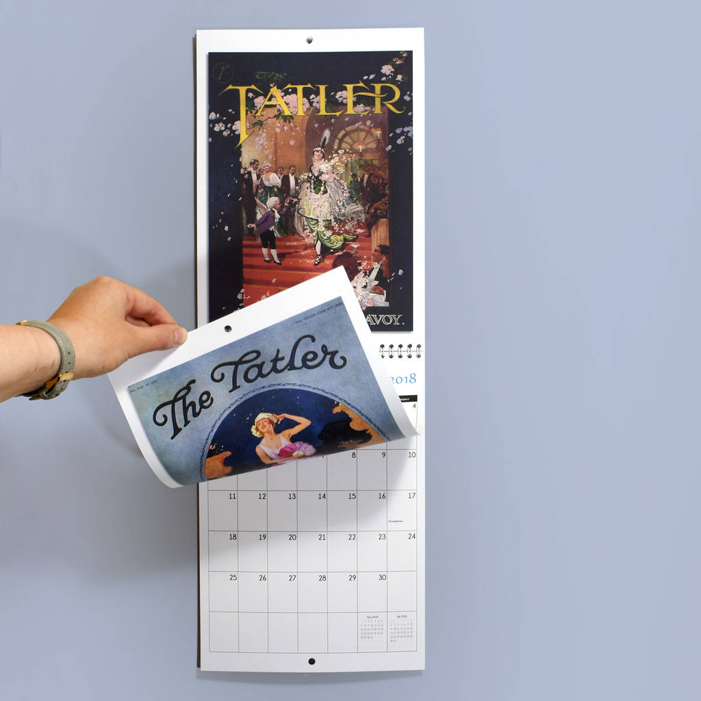 the tatler historic archive calendar by jonny's sister