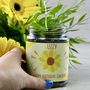 Personalised Happy Sunflower Jar Grow Kit, thumbnail 8 of 10