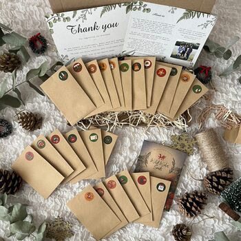 24 Wildflower Seeds Christmas Countdown Advent Calendar, 2 of 8