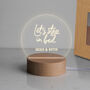 Personalised Mini Desk Lamp For Couples, thumbnail 1 of 3