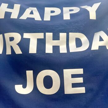 Personalised Birthday Fabric Banner, 3 of 6