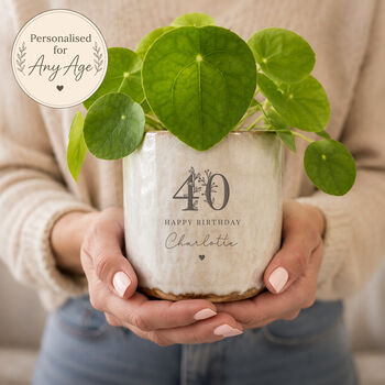 Personalised 30th Birthday Plant Pot, 4 of 8